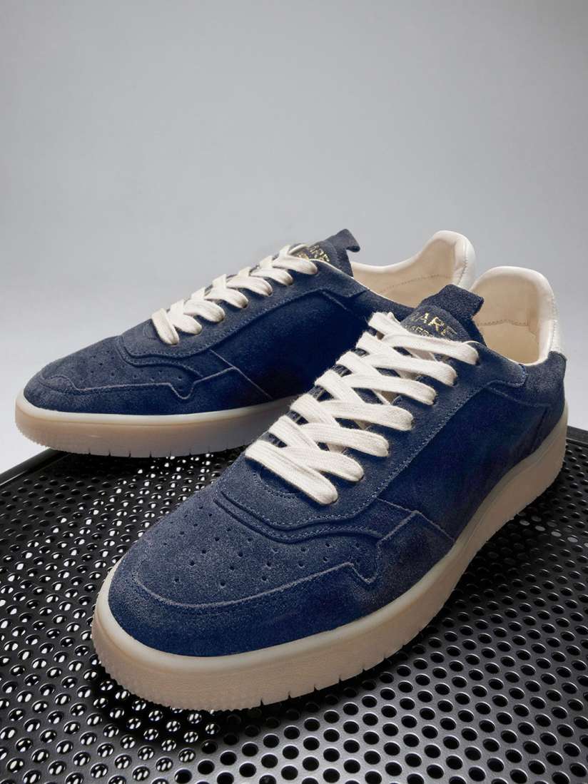 Buy RARE RABBIT Men Woolton Perforated Suede Sneakers Casual Shoes for Men 26162376 Myntra