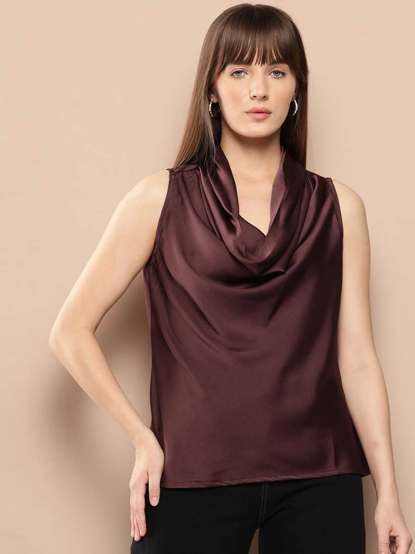 Buy Chemistry Cowl Neck Top Tops for Women 26164254 Myntra