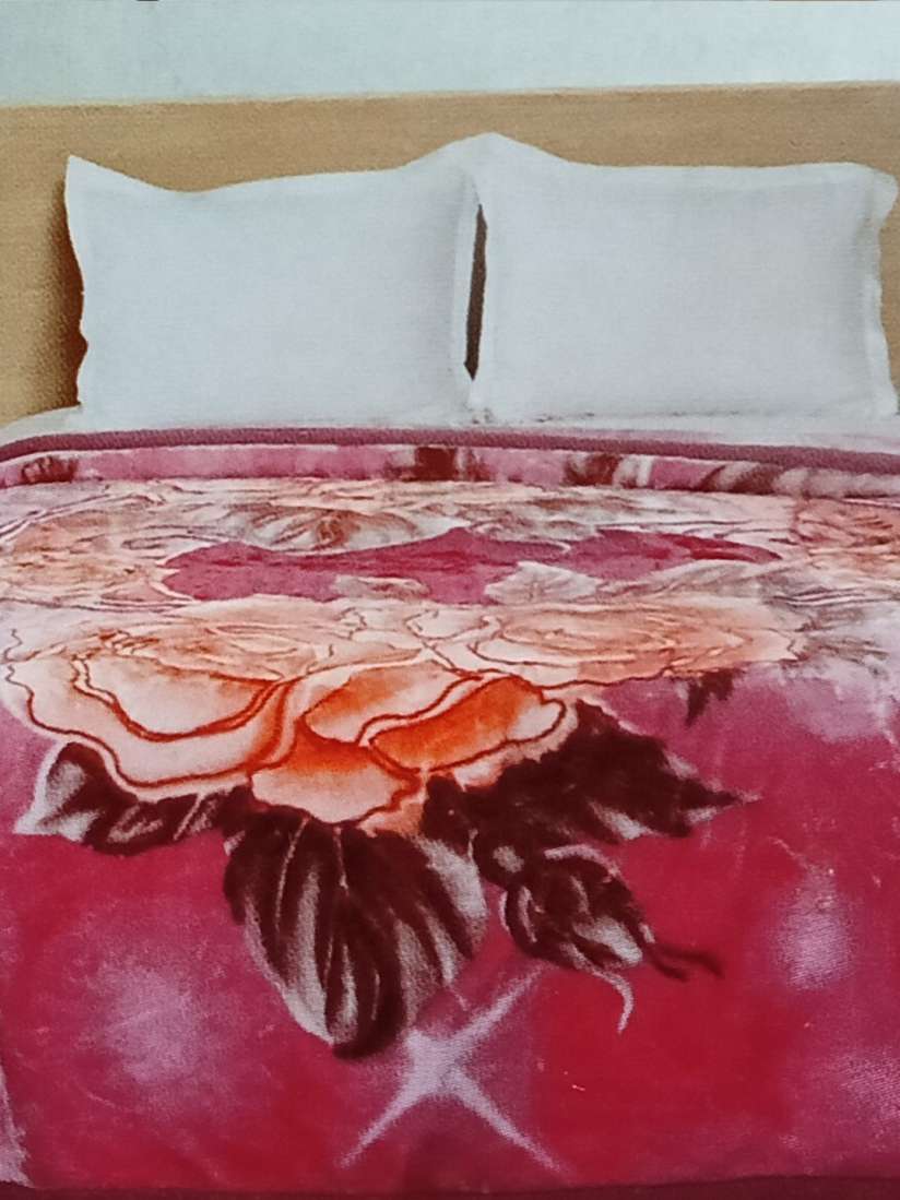 Buy Signature Pink Floral Microfiber Heavy Winter Double Bed Blanket Blankets Quilts and Dohars for Unisex 26167064 Myntra