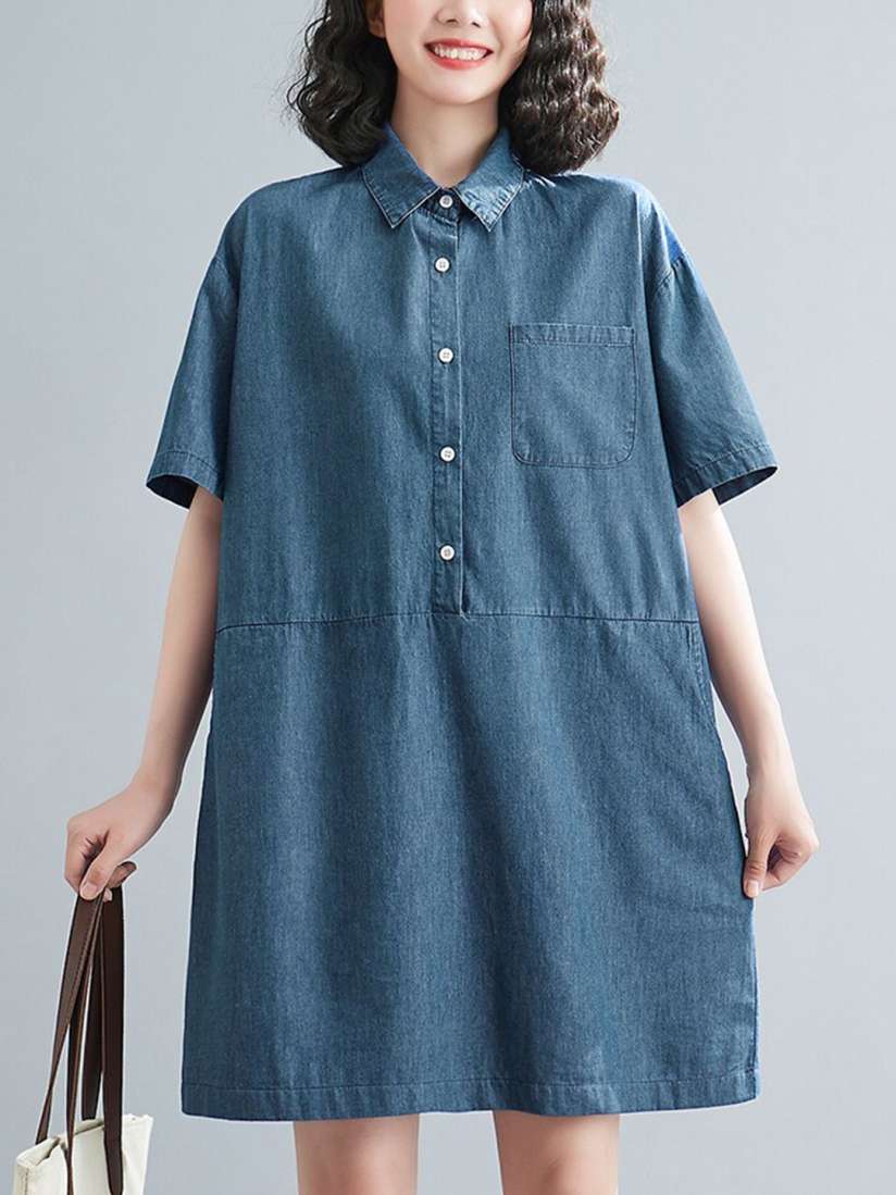 Myntra denim dress 2025