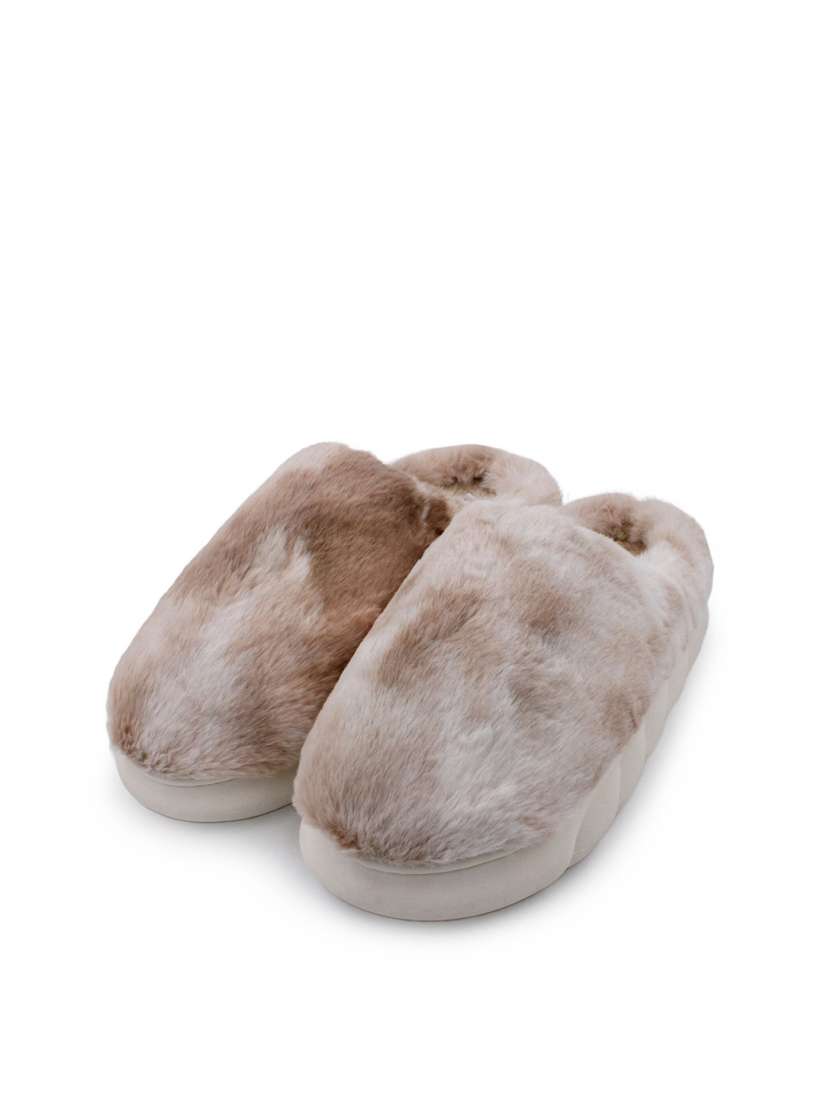 Fur slippers myntra clearance