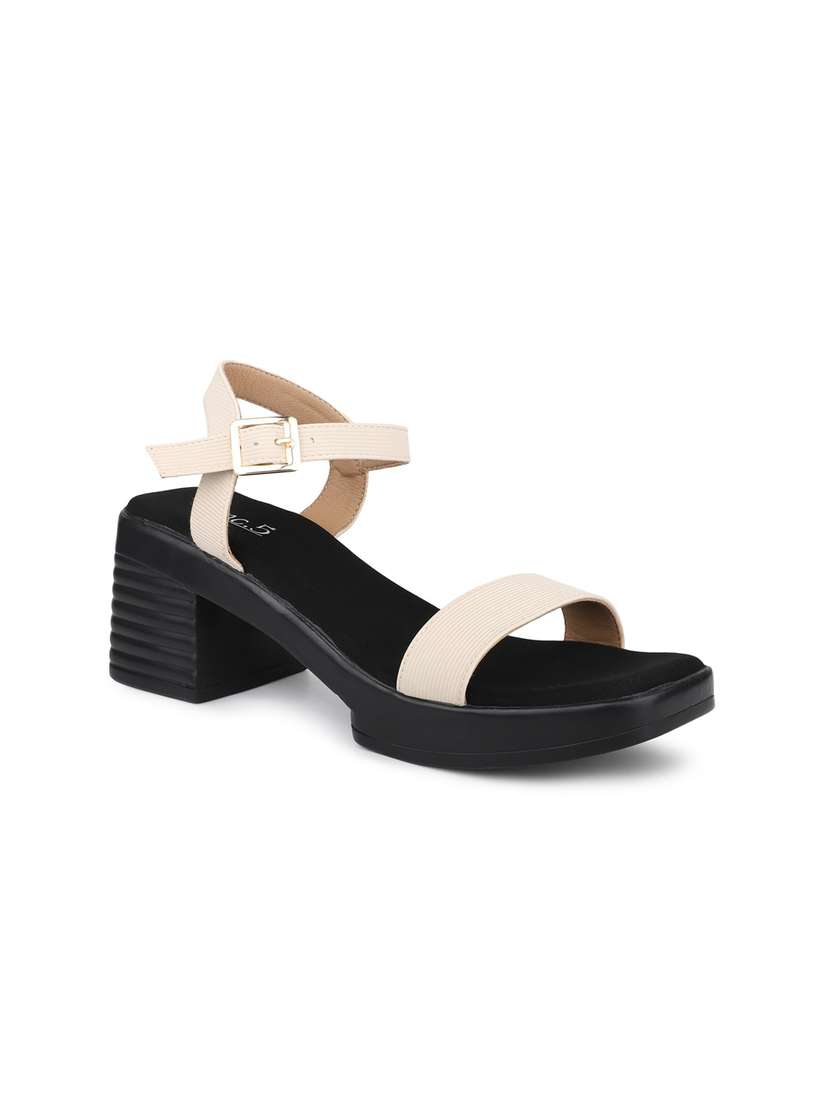Buy Inc Textured Block Heels With Backstrap Heels for Women