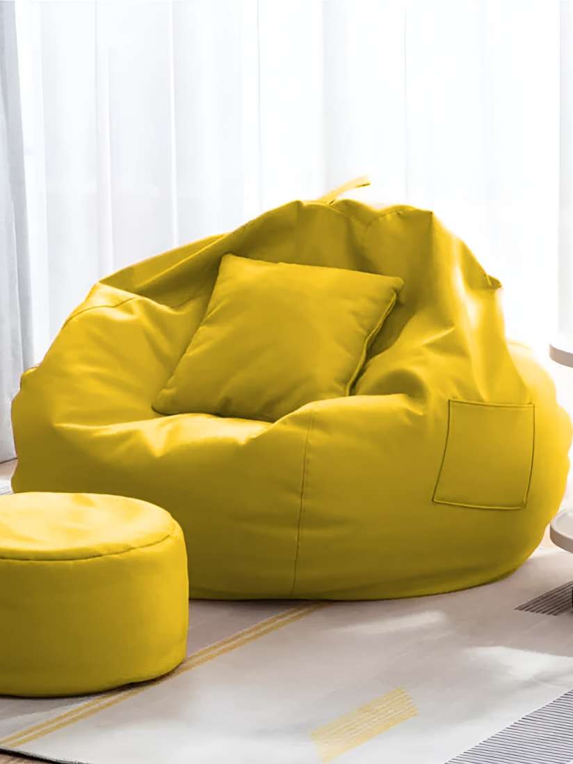 Buy Coaster Shine Yellow 3XL Bean Bag Cover Set Bean Bag Cover for Unisex 26194358 Myntra