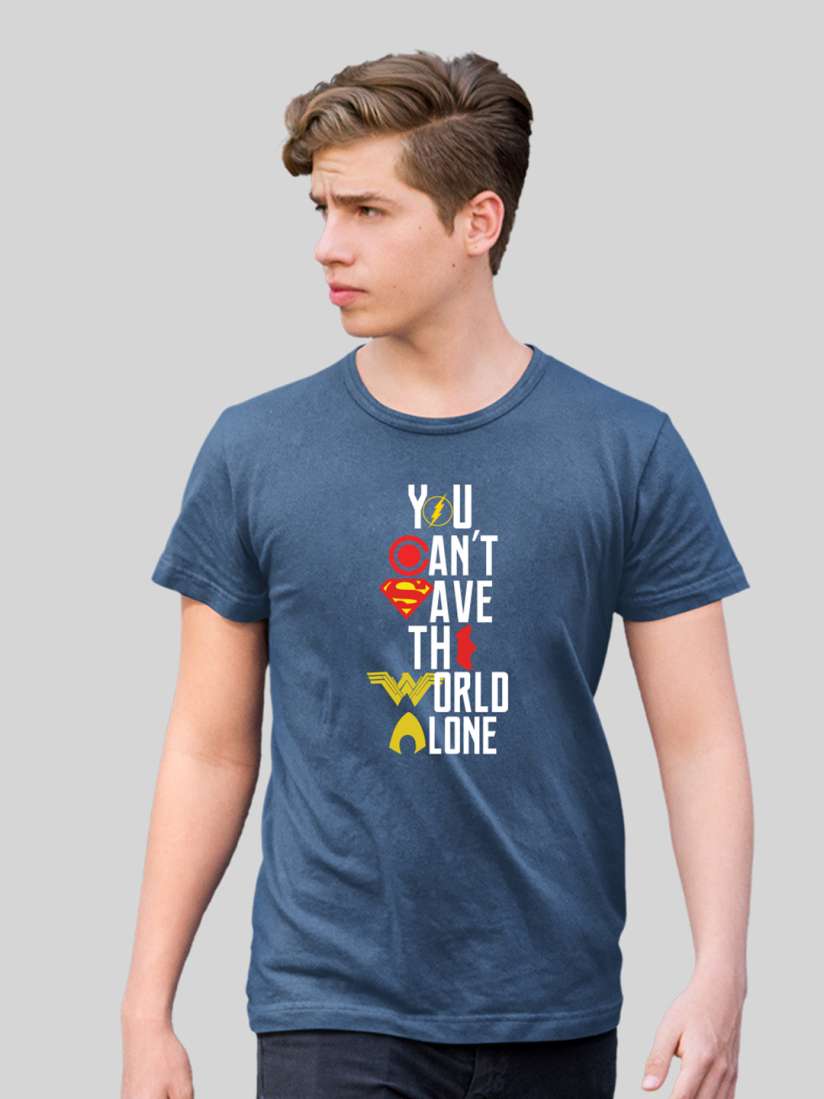 Buy Minute Mirth Justice league Printed Cotton T shirt Tshirts for Men 26205054 Myntra