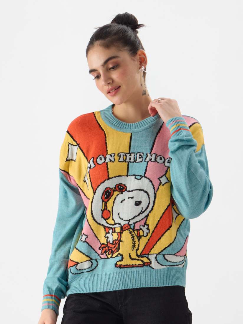 Buy The Souled Store Graphic Self Design Pullover Sweaters for Women 26206848 Myntra