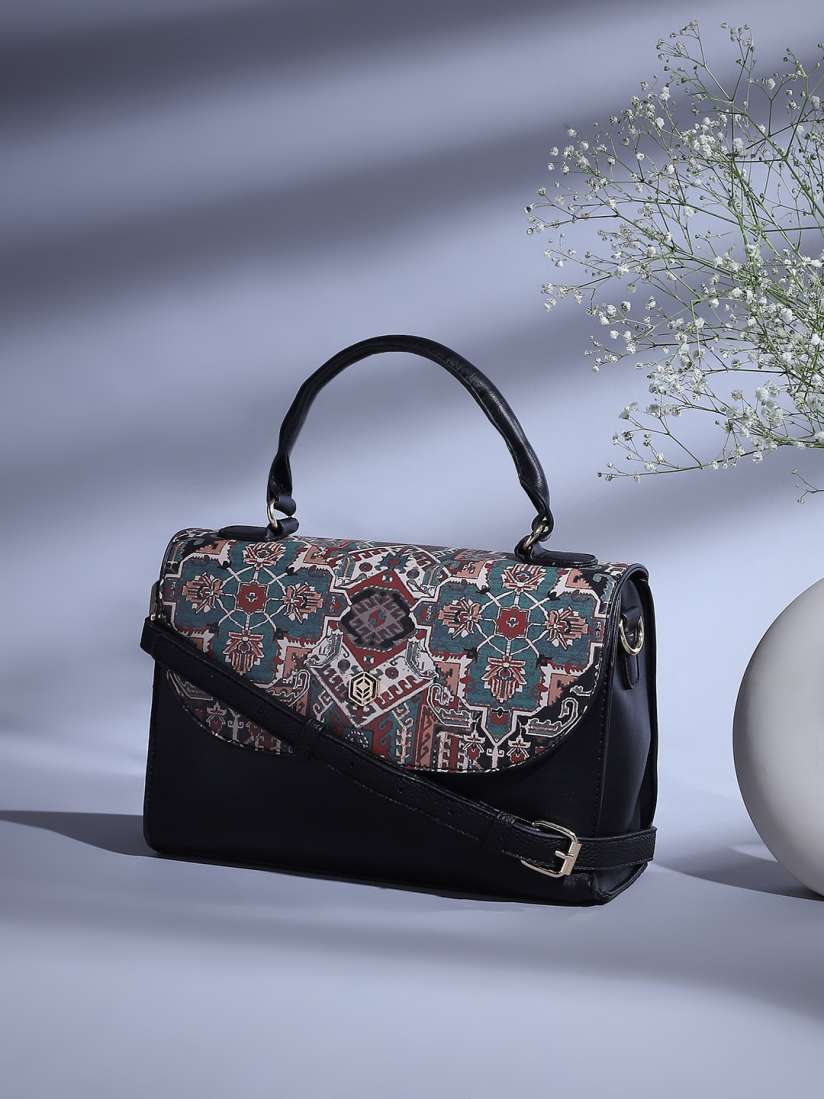 Buy Biba Ethnic Motifs Printed Handheld Bag Handbags for Women 26207504 Myntra