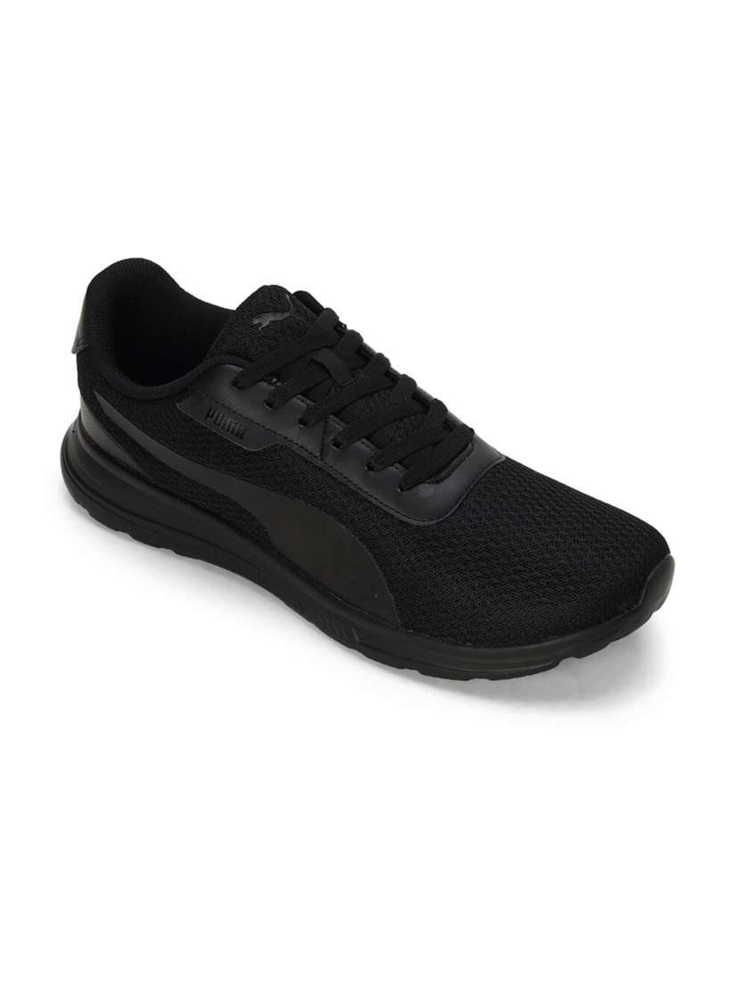 Puma leather running shoes hotsell