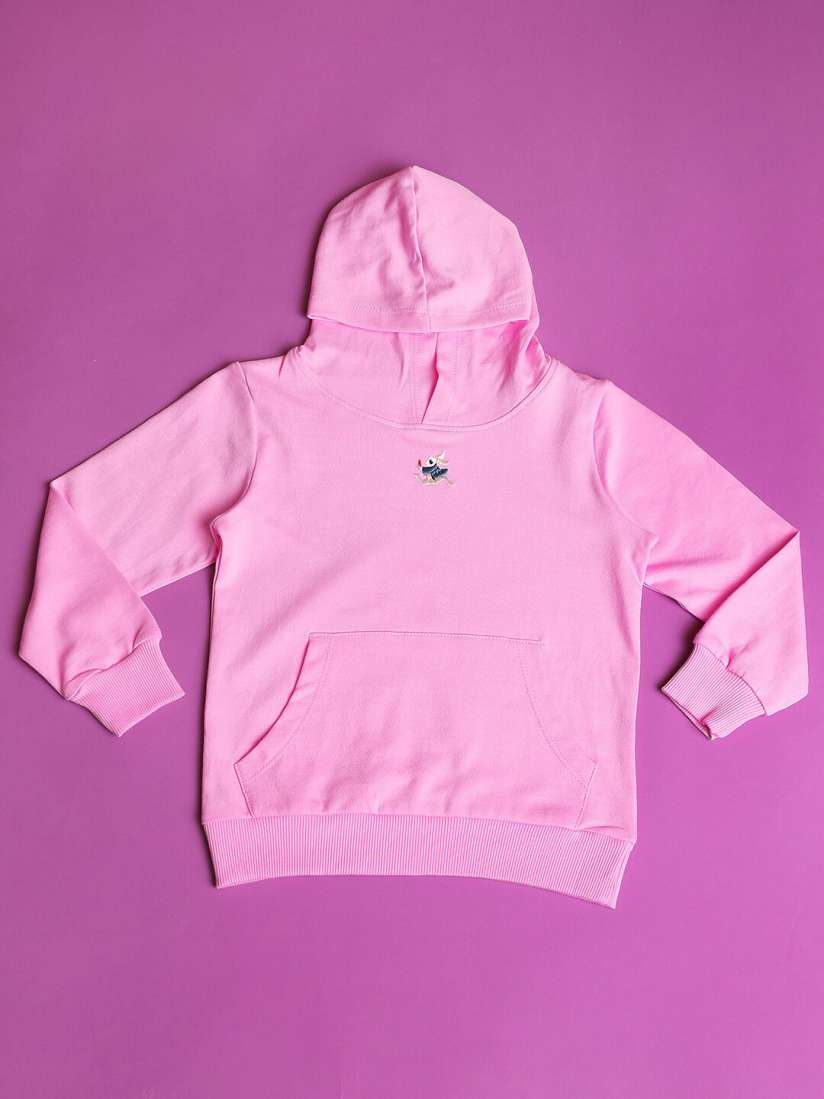 Buy Hoop Girls Embroidered Hooded Pullover Sweatshirt Sweatshirts for Girls 26216514 Myntra