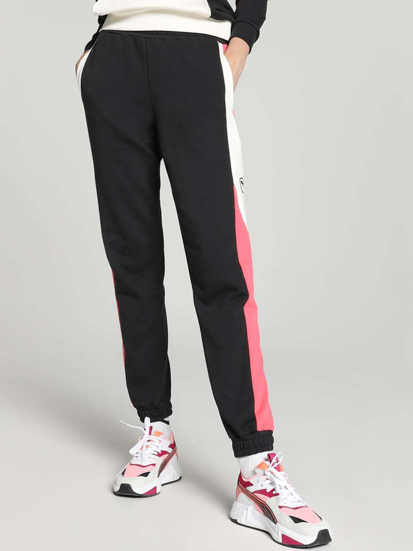 Buy Puma Queen Colourblocked Cotton Football Joggers Track Pants for Women 26224620 Myntra