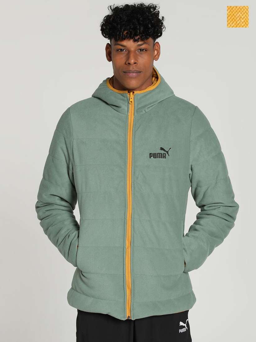 Reversible hooded puffer jacket sale
