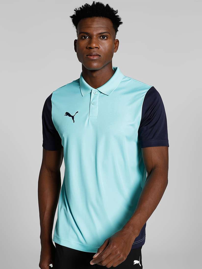 Buy Puma Cricket Teams Colourblocked Polo T Shirt Tshirts for Men 26225752 Myntra
