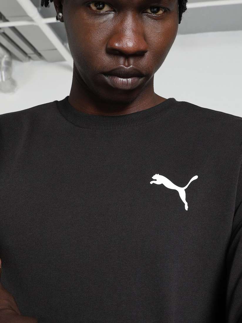 Puma core logo crew sweatshirt deals