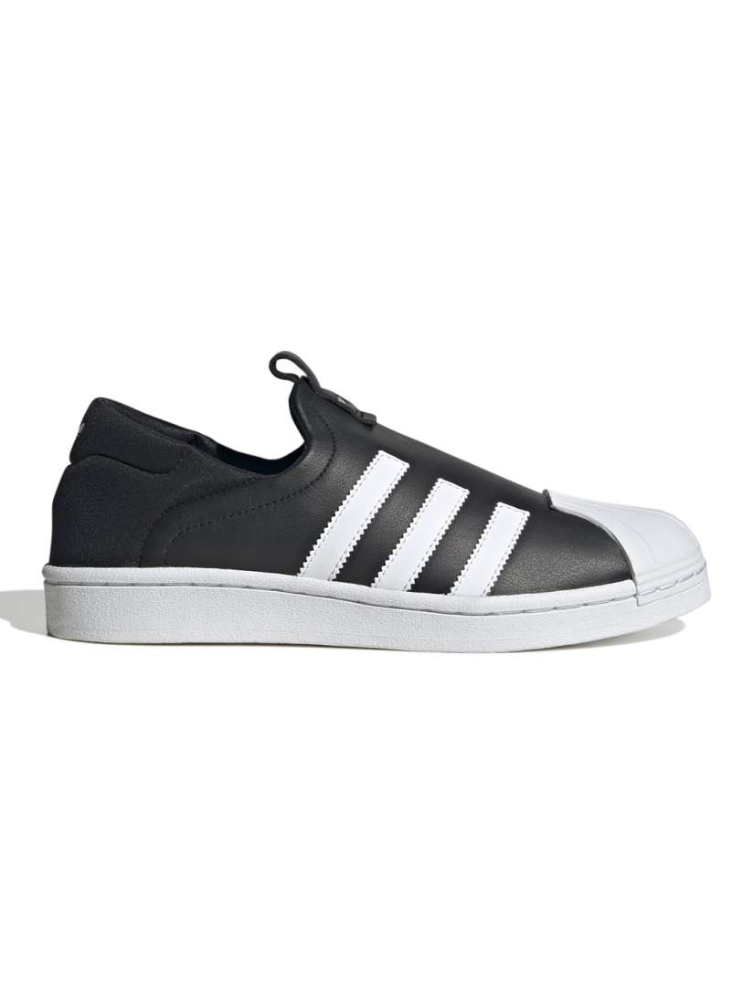 Adidas leather slip on hot sale