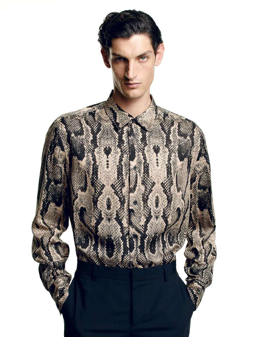 Buy H M Regular Fit Patterned Lyocell Shirt Shirts for Men 26228898 Myntra
