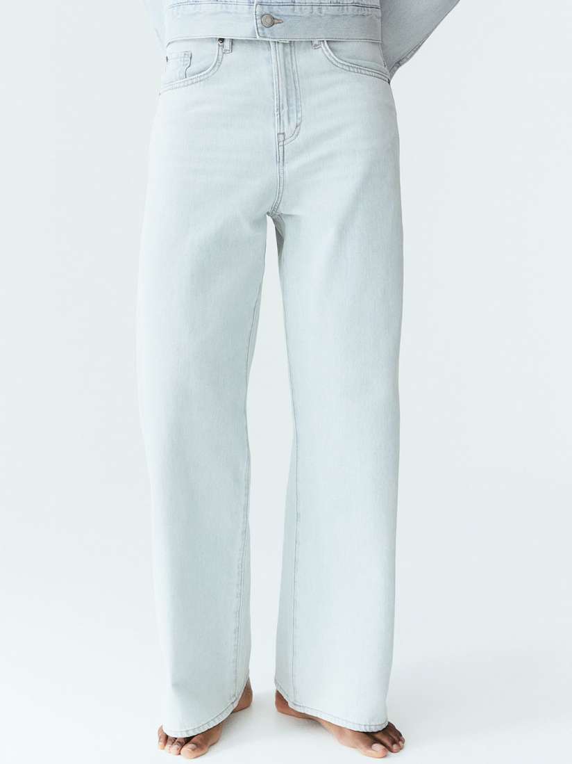 H&m feather soft jeans top