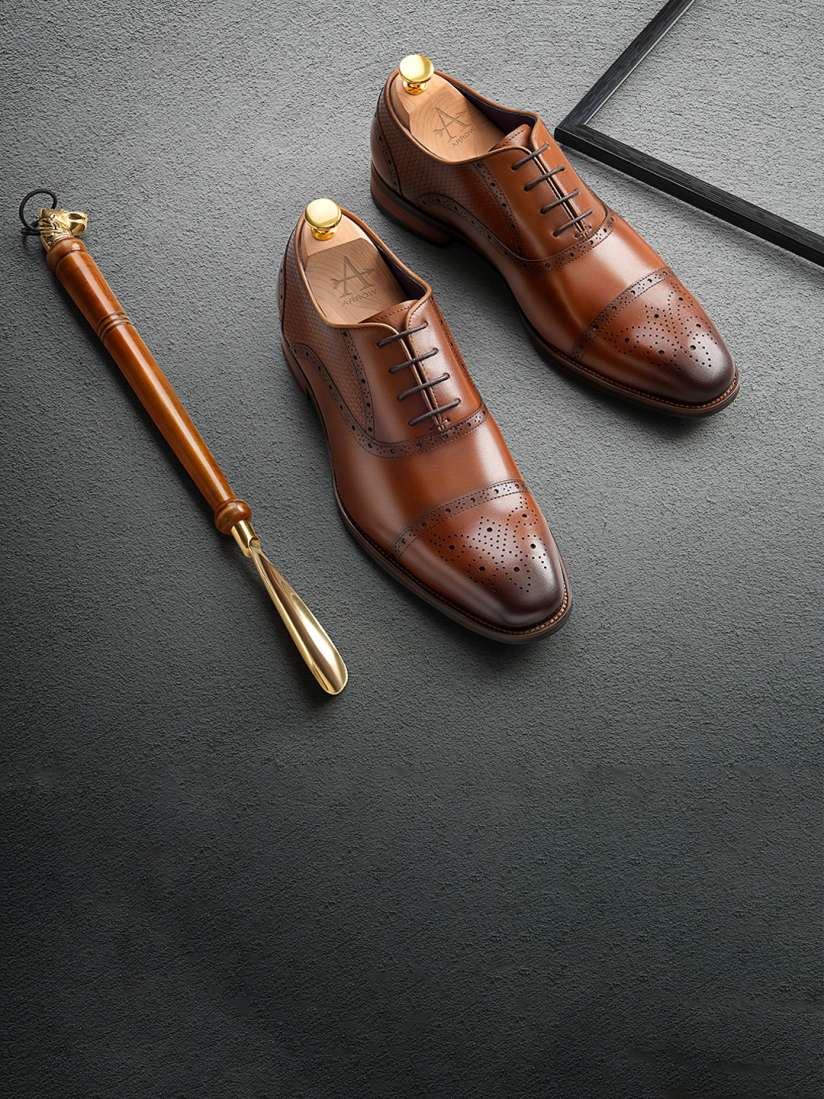 Real leather brogues online