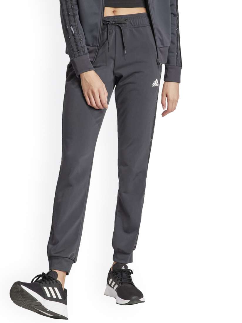 Buy ADIDAS Women ESSENTIALS ANIMAL PRINT TRICOT 3 STRIPES SLIM TAPERED Joggers Track Pants for Women 26238064 Myntra