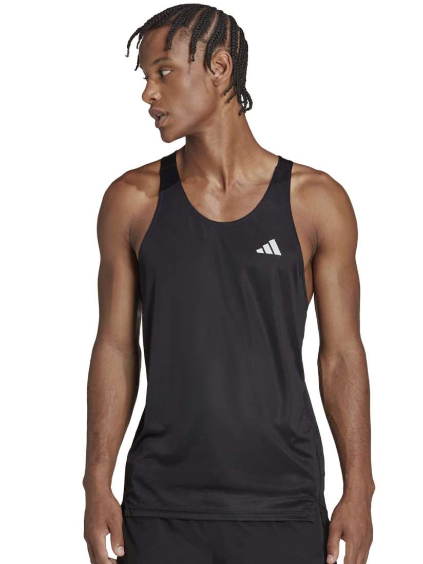 Buy ADIDAS RUN ICONS 3 BAR Logo Printed Singlet Gym Vest Innerwear Vests for Men 26238462 Myntra
