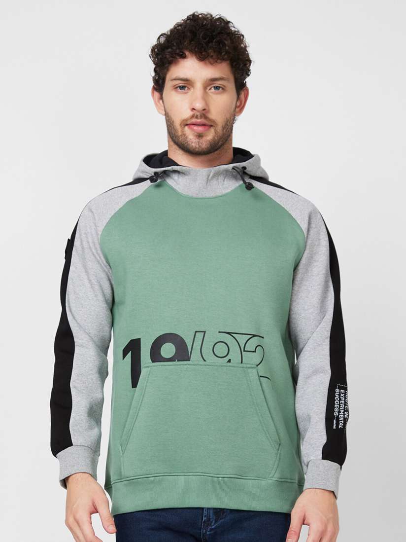 Spykar hooded sweatshirt sales