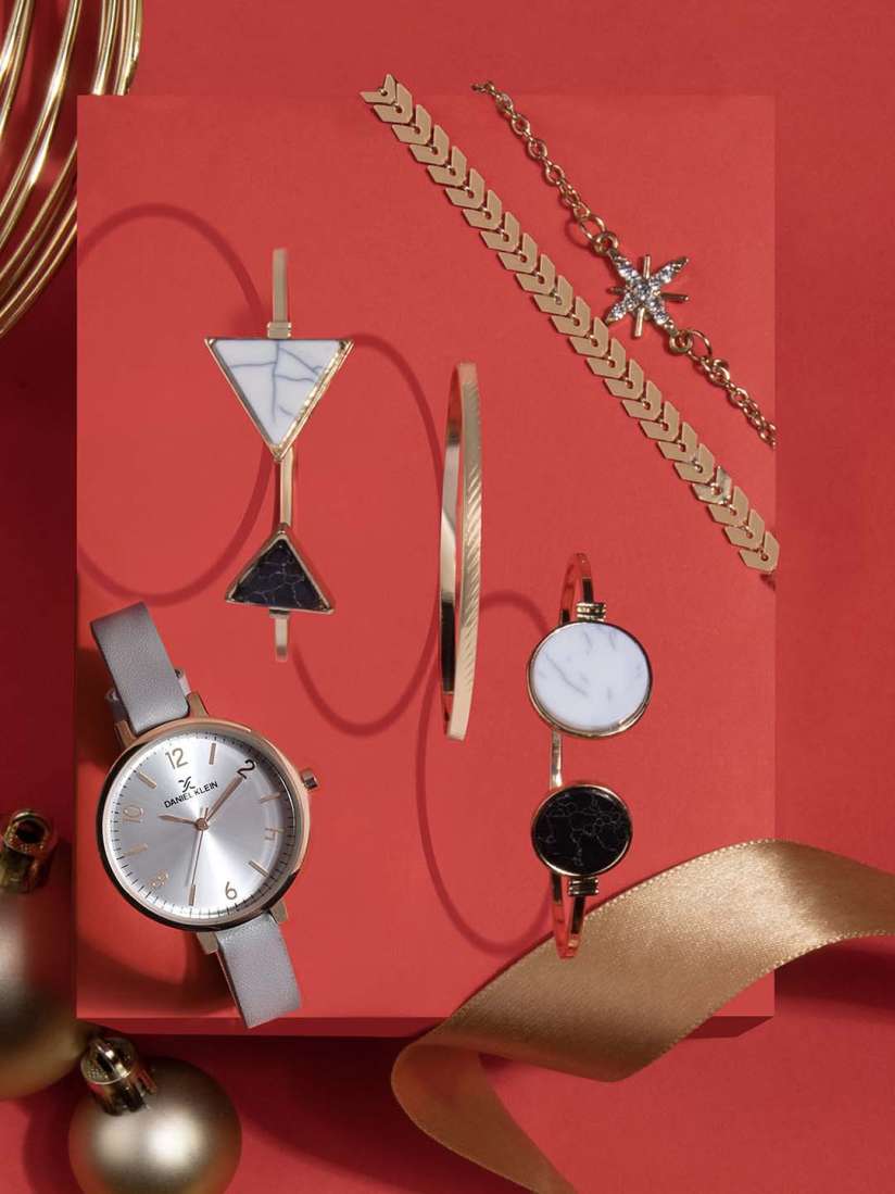 Buy Daniel Klein Women Bracelet Watch Gift Set DKG002 5 Watch Gift Set for Women 26245592 Myntra
