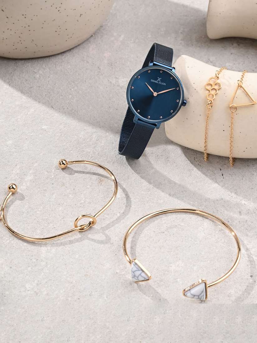 Buy Daniel Klein Women Bracelet Watch Gift Set DKG001 2 Watch Gift Set for Women 26245596 Myntra