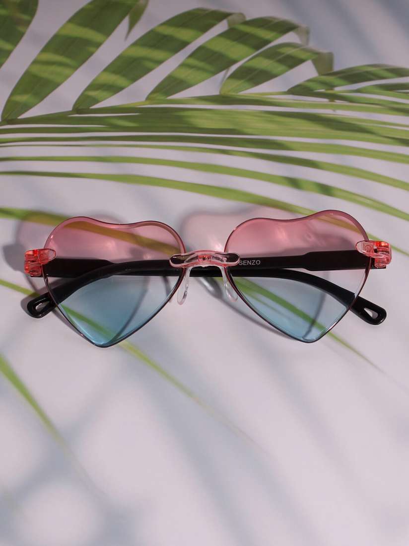 Heart shaped sunglasses uv protection cheap
