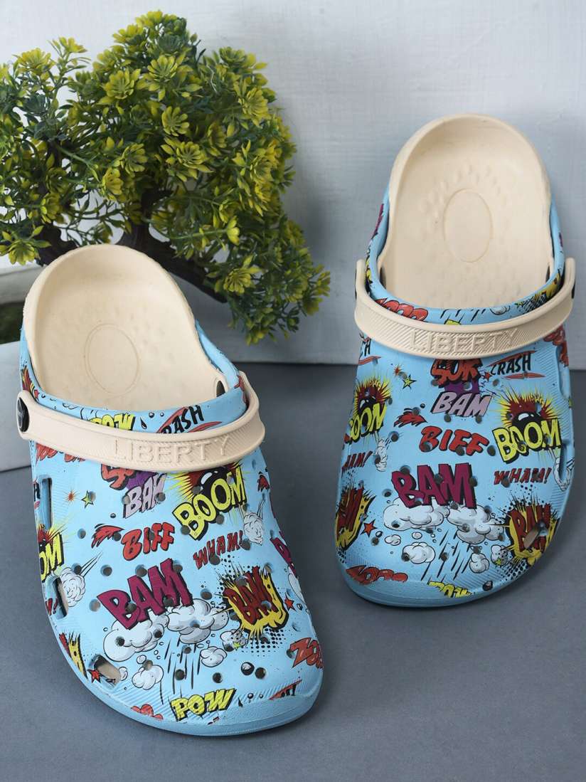 Buy Liberty Men Printed Clogs Flip Flops for Men 26260824 Myntra