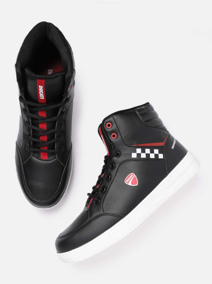 Buy Ducati Men Round Toe Mid Top Everyday Sneakers Casual Shoes for Men 26265608 Myntra