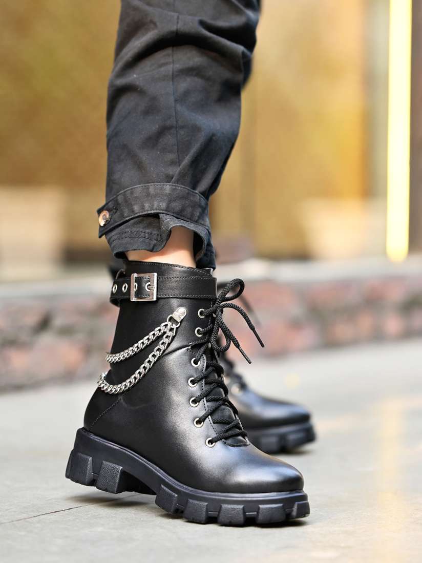 Myntra ankle boots cheap