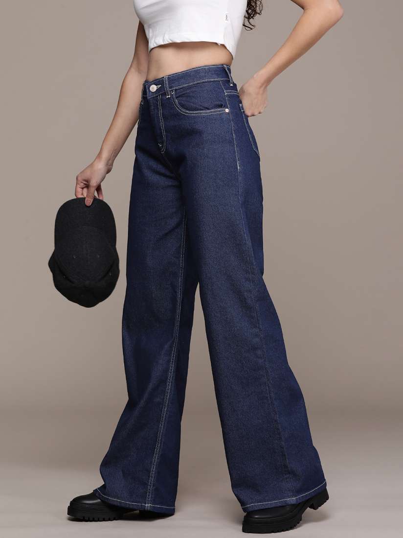 High rise jeans myntra cheap