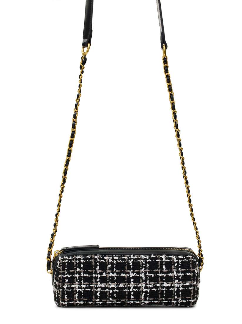 Buy MIRAGGIO Tweed Mini Duffle Crossbody Bag Handbags for Women 26274624 Myntra