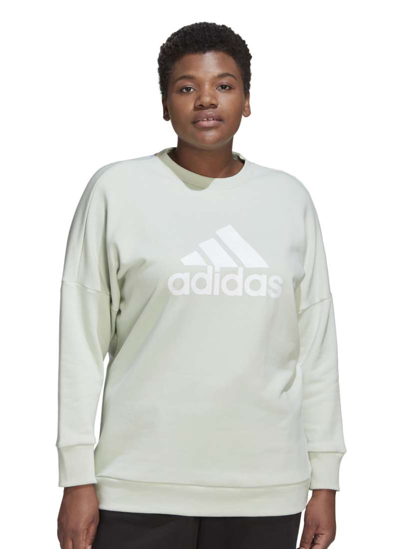 Buy ADIDAS W FI BOS CREW Brand Logo Printed Crew Neck Pullover Pure Cotton Sweatshirt Sweatshirts for Women 26275844 Myntra