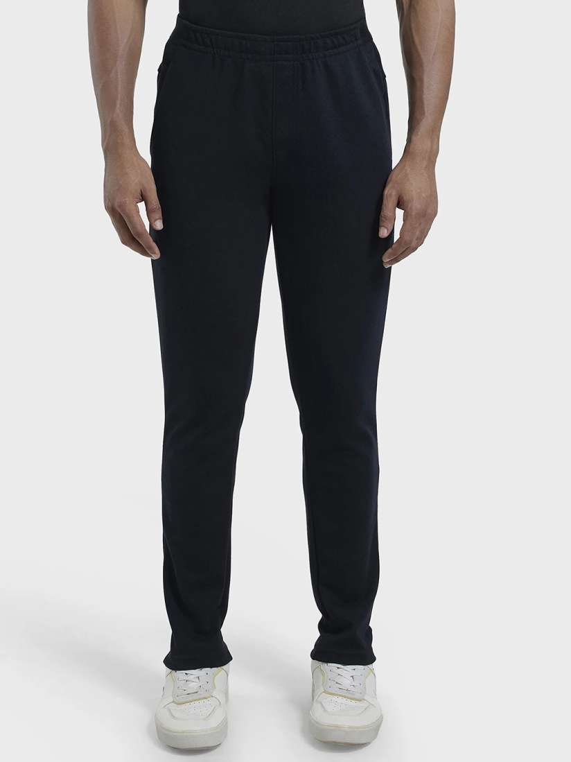 Buy Jockey Men Slim Fit Mid Rise Track Pants Track Pants for Men 26281012 Myntra