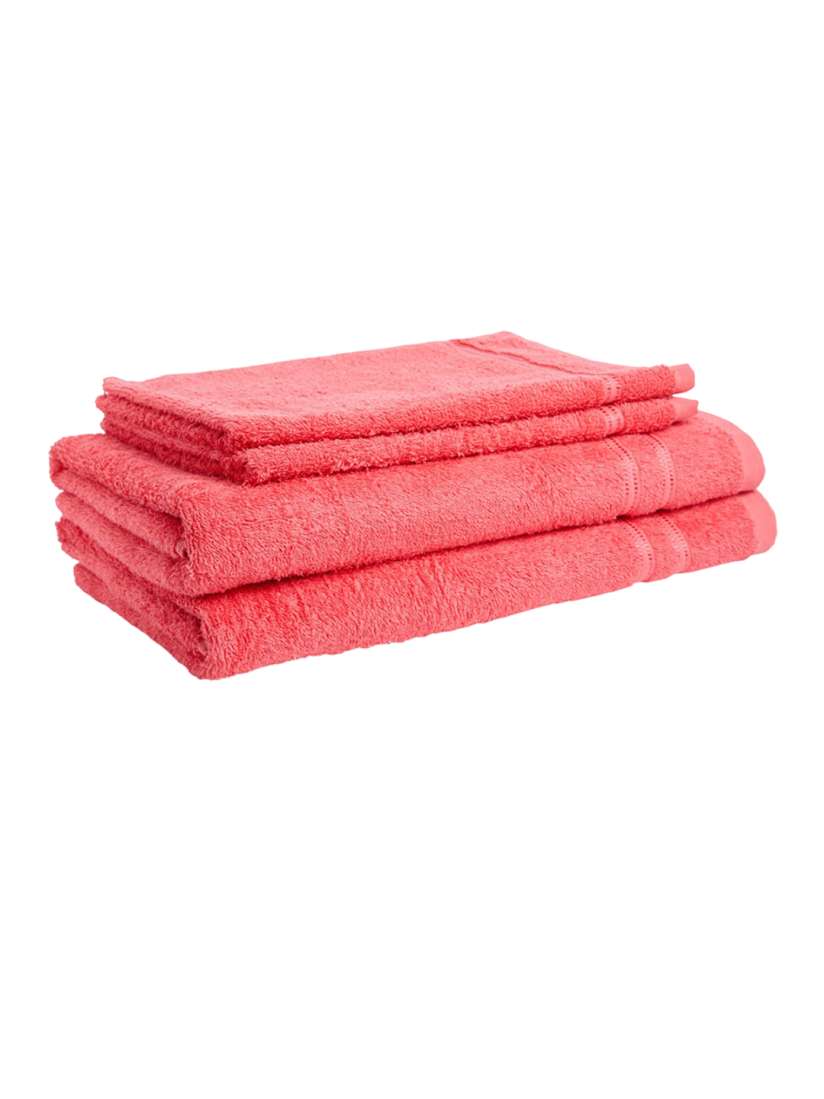 Buy Welspun Coral 4 Pieces Cotton 380 GSM Towel Set Towel Set for Unisex 26286682 Myntra