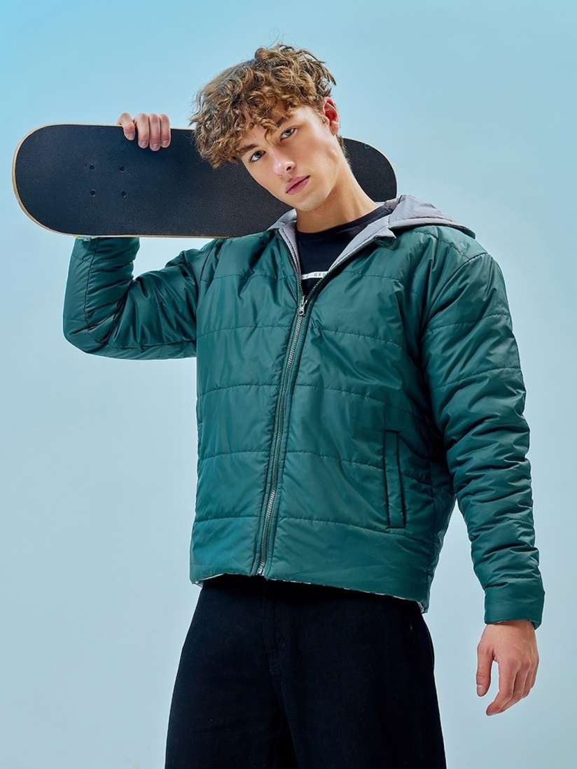 Men oversized puffer jacket hotsell