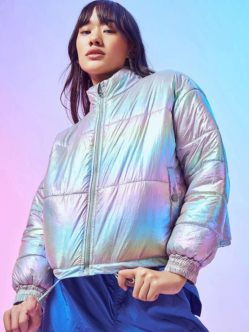 Buy Bewakoof Plus Self Design Mock Collar Long Sleeves Nylon