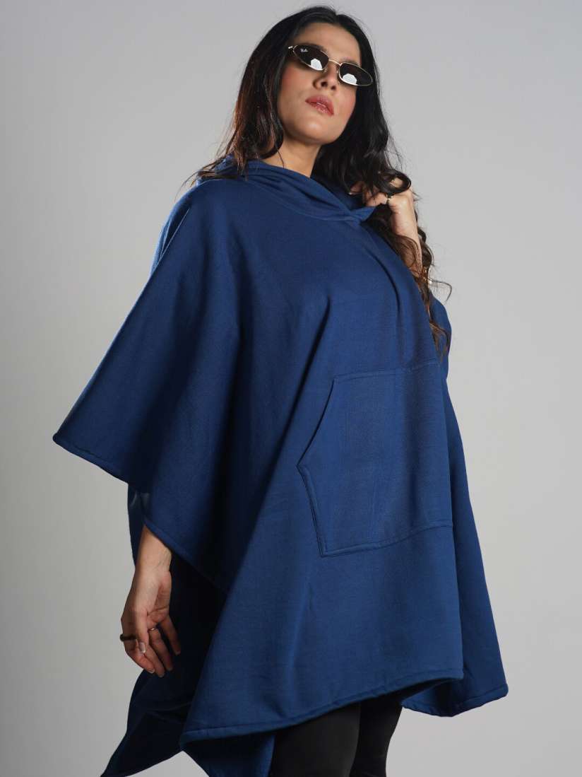 Poncho sweatshirt top