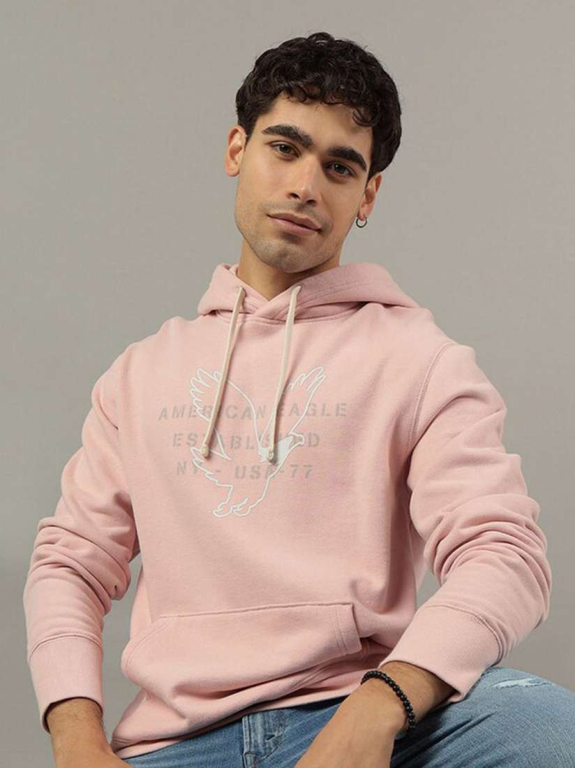 Buy AMERICAN EAGLE OUTFITTERS Typography Printed Hooded Pullover Sweatshirt Sweatshirts for Men 26293680 Myntra