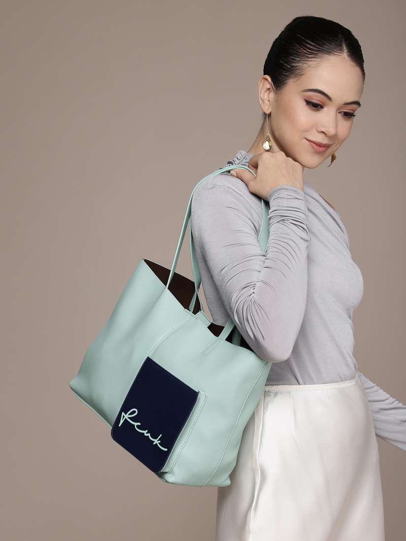 Structured shoulder bag top