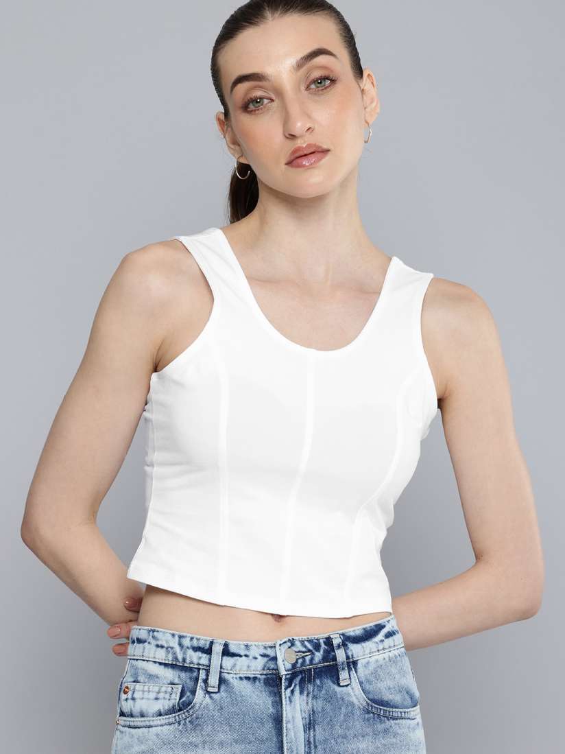 Buy Levis Knitted Fitted Crop Top Tops for Women 26296420 Myntra