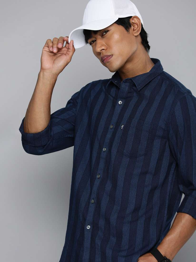 Levi's men's striped casual shirt deals