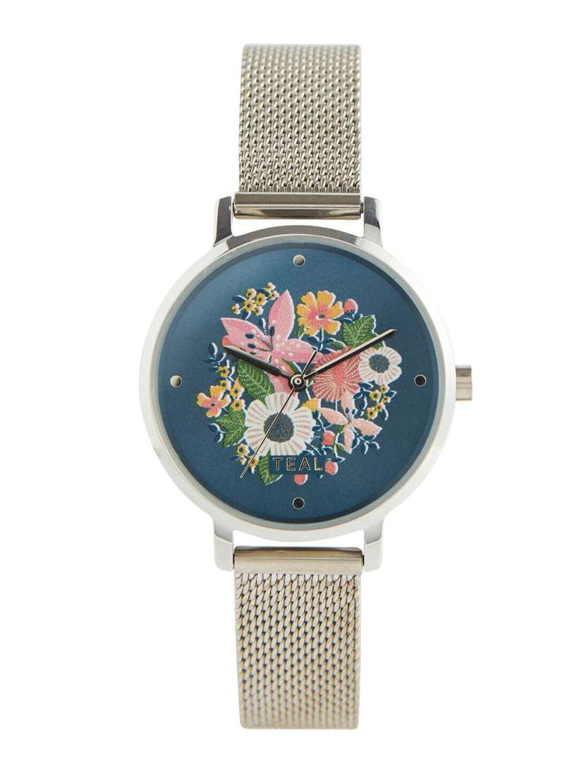 Buy TEAL BY CHUMBAK Women Printed Dial Stainless Steel Bracelet Watch 8907605124853 Watches for Women 26300880 Myntra