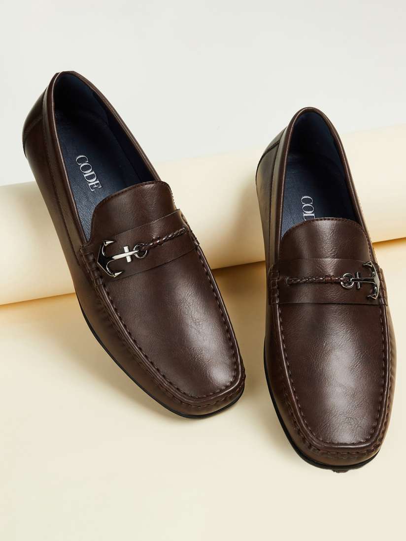 Buy CODE by Lifestyle Men Comfort Insole Horsebit Driving Shoes Casual Shoes for Men 26302198 Myntra