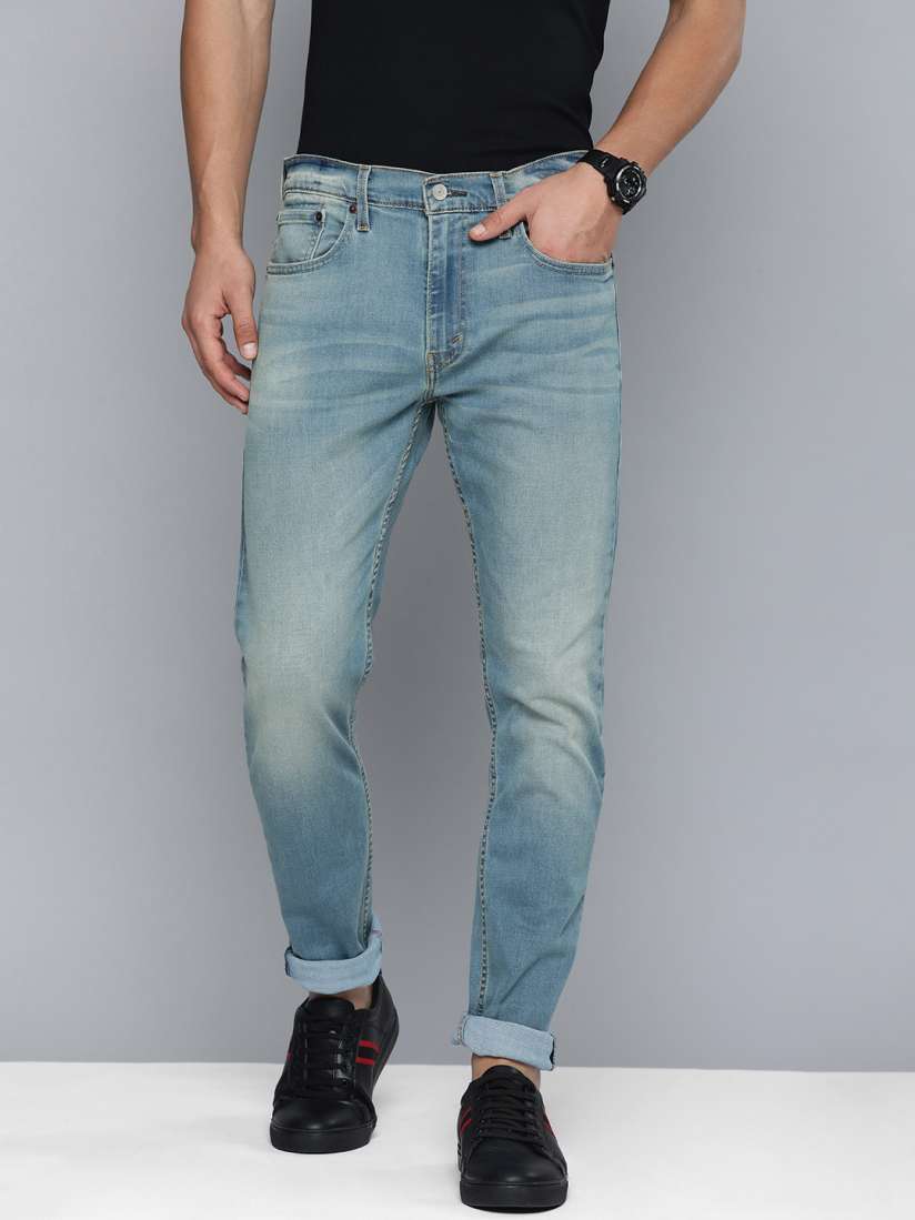 Buy Levis Men 512 Slim Tapered Fit Heavy Fade Stretchable Mid Rise Jeans Jeans for Men 26312900 Myntra