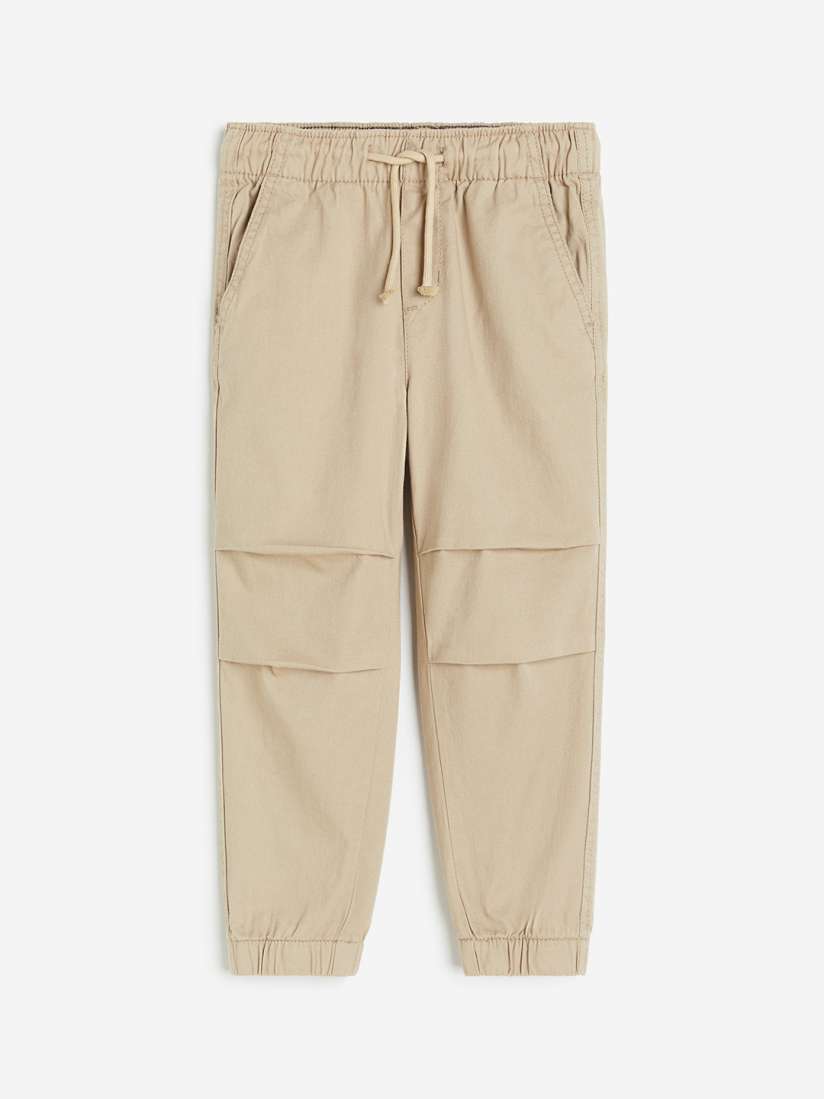 Cotton twill joggers outlet