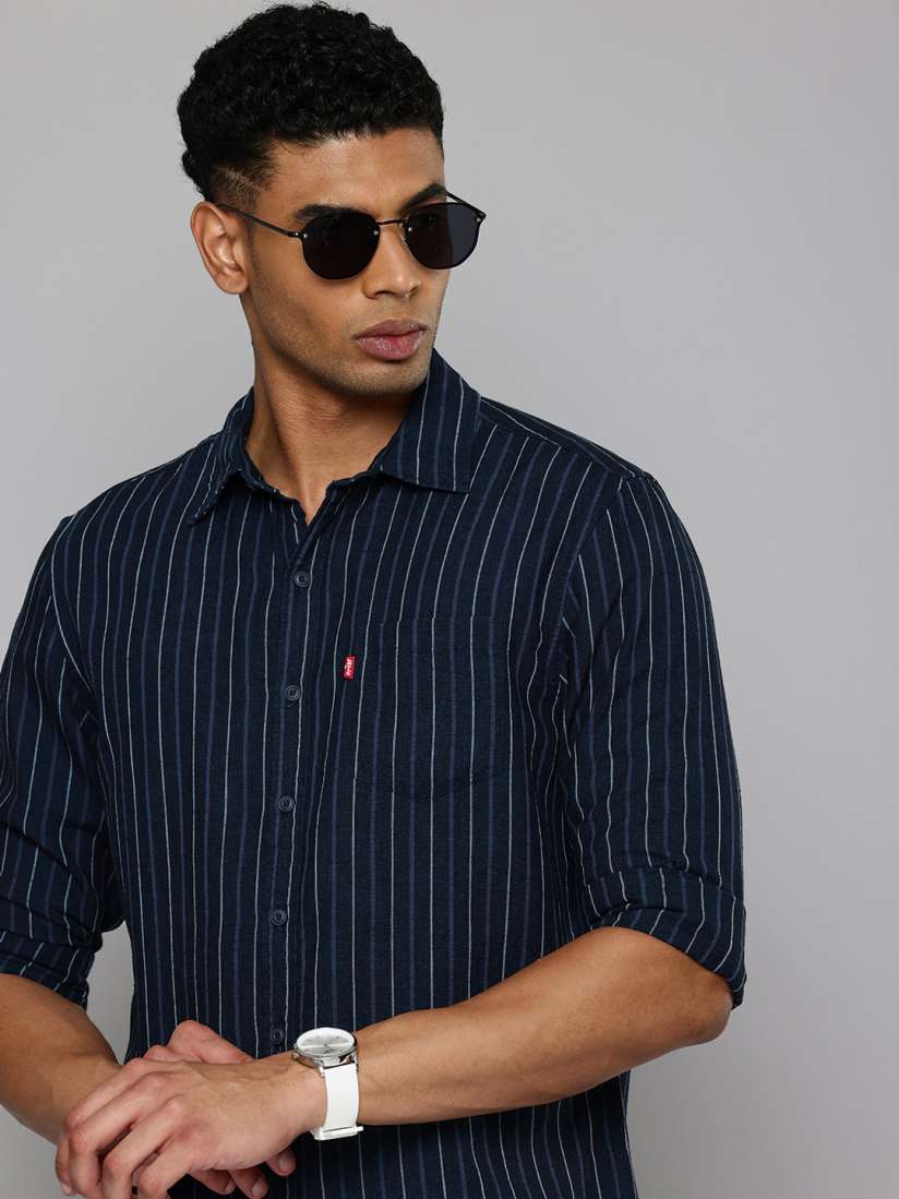 Levi's men's striped casual shirt deals