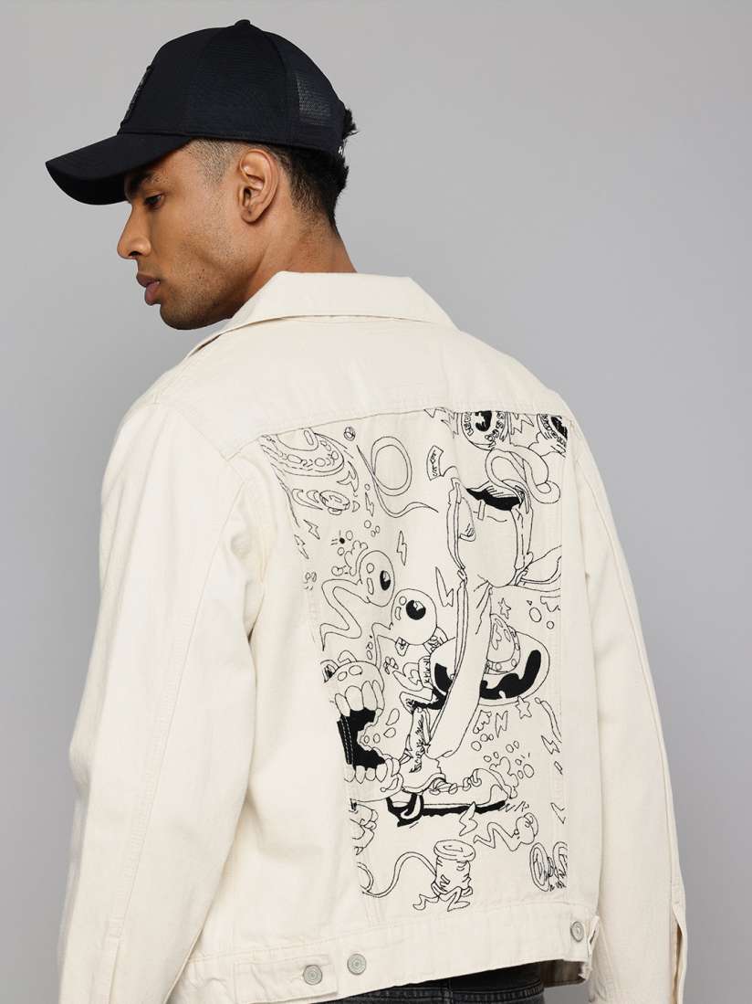 Embroidered levis jacket shop