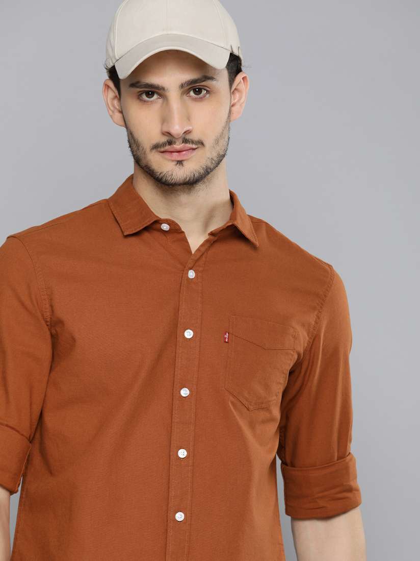 Buy Levis Pure Cotton Slim Fit Opaque Casual Shirt Shirts for Men 26315772 Myntra