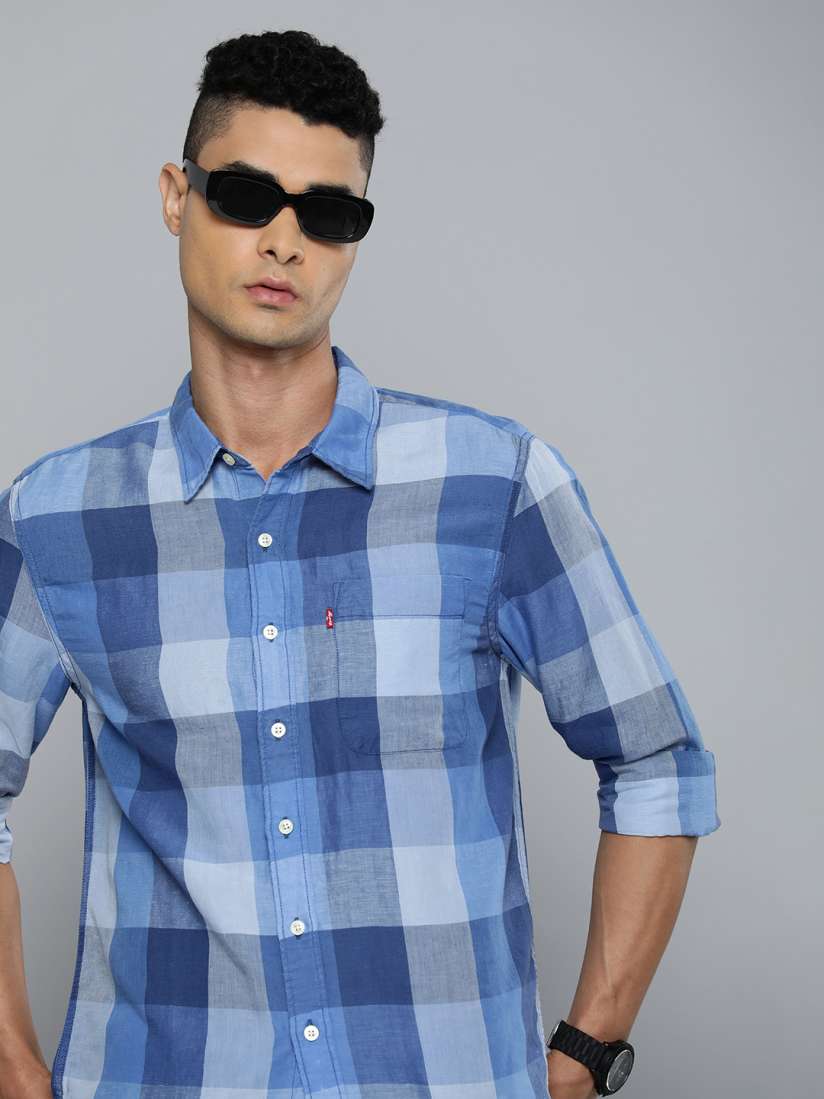 Buy Levis Slim Fit Buffalo Checked Casual Shirt Shirts for Men 26315792 Myntra
