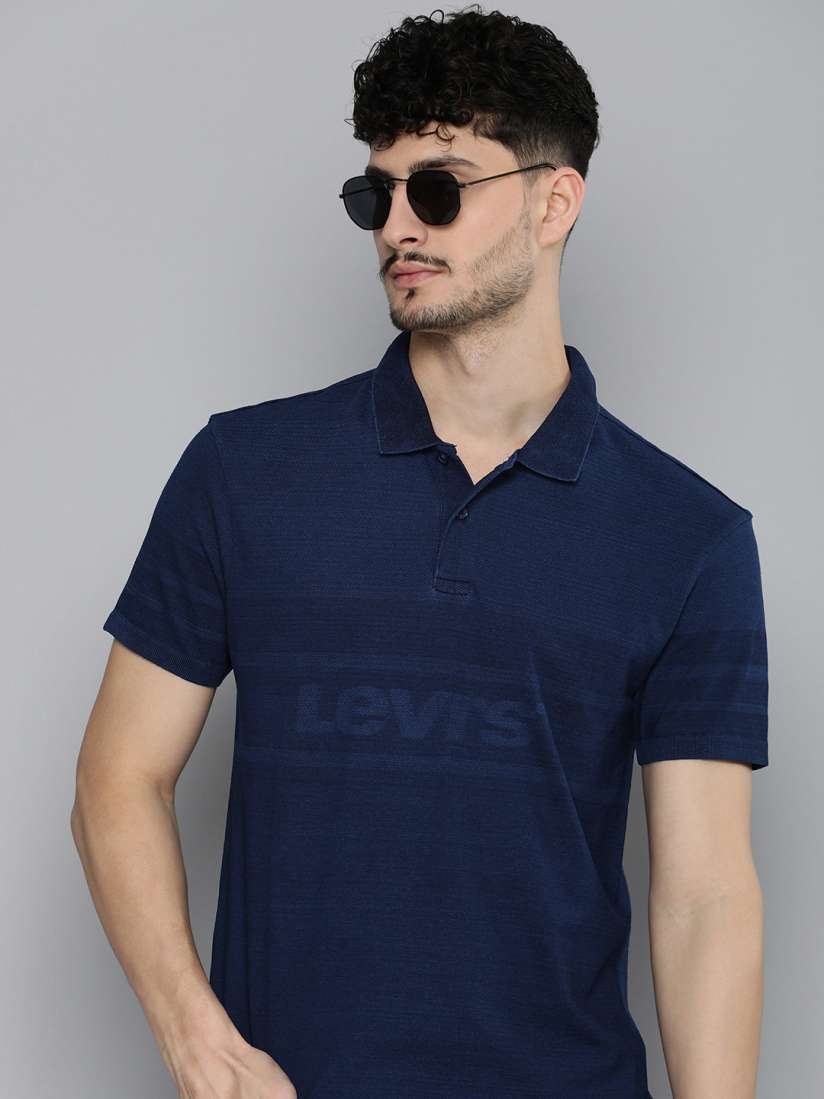 Levi's blue polo t shirt clearance